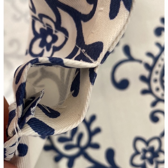 Indoor Outdoor Valance in Silas Oxford - Picture 4 of 6